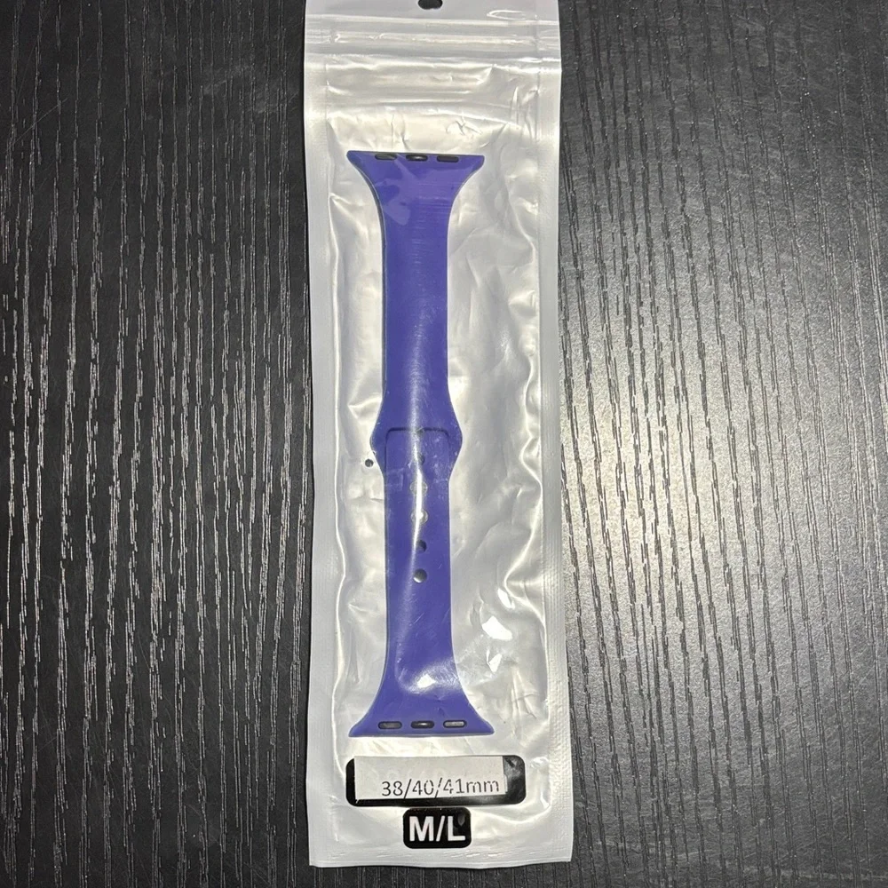 NWT Purple Silicone Smartwatch Band